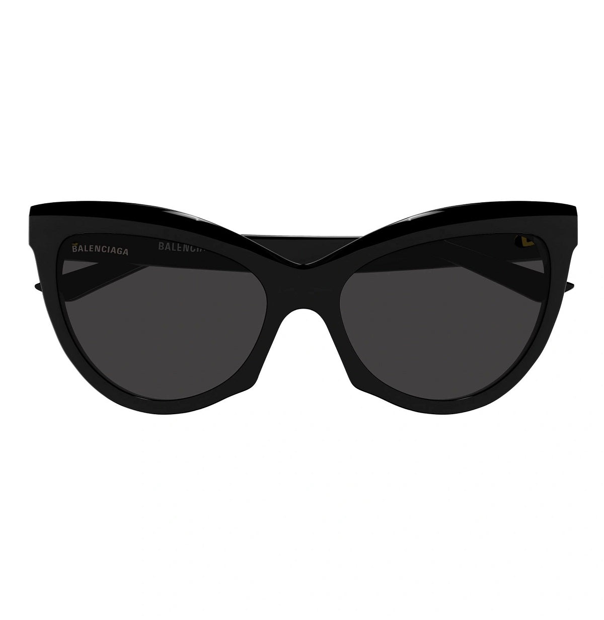 Óculos de Sol Feminino Balenciaga BB0217S 001 Preto Lentes Escuras Gatinho Acetato UV400