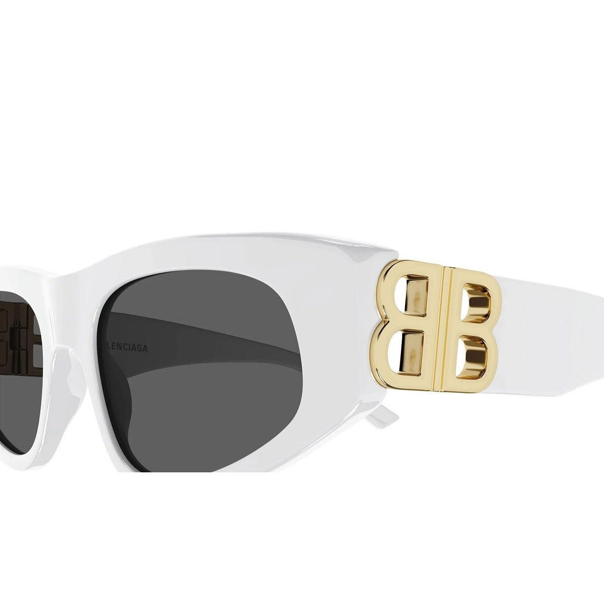 Óculos de Sol Balenciaga BB0095S 012 Branco: Estilo Moderno, Luxo e Proteção UV Feminina - Ótica Talismã