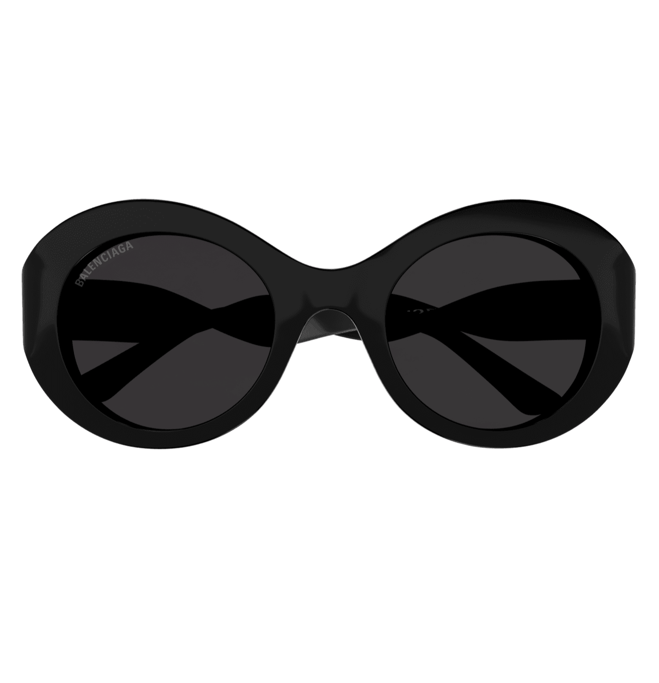 Óculos de Sol Balenciaga BB0208S 001 Feminino Oval Preto Lentes Escuras UV - Ótica Talismã