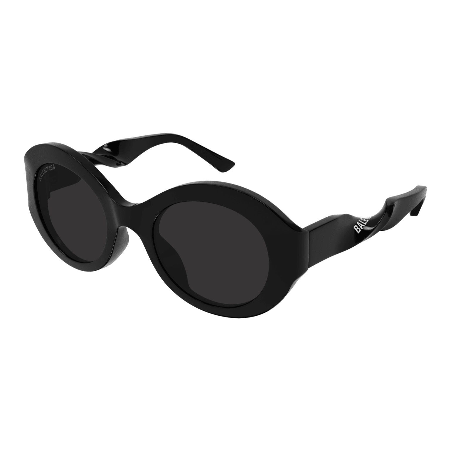 Óculos de Sol Balenciaga BB0208S 001 Feminino Oval Preto Lentes Escuras UV - Ótica Talismã